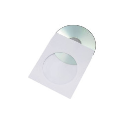 Boríték TCD öntapadó körablakos cd papírtok 125x125mm 1000 db Bluering® fehér Író- irodaszer, papíráru Bluering