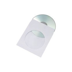 Boríték TCD öntapadó körablakos cd papírtok 125x125mm 1000 db Bluering® fehér Író- irodaszer, papíráru Bluering