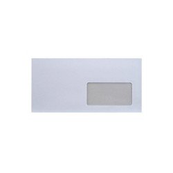 Boríték LA4 öntapadó bélésnyomott jobb ablakos 45x90mm 110x220mm J20A15 Bluering® fehér Író- irodaszer, papíráru Bluering