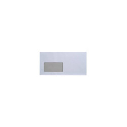Boríték LC6/5 enyvezett bélésnyomott bal ablakos 45x90mm 114x229mm B20A15 Bluering® fehér Író- irodaszer, papíráru Bluering