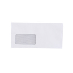 Boríték LC6/5 enyvezett bélésnyomott bal ablakos 45x90mm 114x229mm B20A15 Bluering® fehér Író- irodaszer, papíráru Bluering