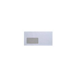Boríték LC6/5 enyvezett bélésnyomott bal ablakos 45x90mm 114x229mm B20A15 Bluering® fehér Író- irodaszer, papíráru Bluering