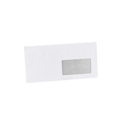 Boríték LA4 enyvezett bélésnyomott jobb ablakos 45x90mm 110 × 220mm J20A15 Bluering® fehér Boríték LA4 enyvezett bélésnyomott jobb ablakos 45x90mm 110 × 220mm J20A15 Bluering® fehér
