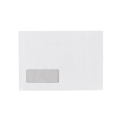 Boríték LC/5 enyvezett bélésnyomott bal ablakos 35x90mm 162x229mm B20A20 Bluering® fehér Író- irodaszer, papíráru Bluering
