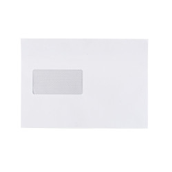 Boríték LC/5 enyvezett bélésnyomott bal ablakos 45x90mm 162x229mm B20A60 Bluering® fehér Író- irodaszer, papíráru Bluering