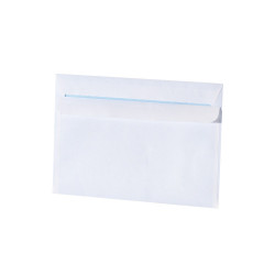 Boríték LC/6 öntapadó bélésnyomott 114x162mm Bluering® fehér Író- irodaszer, papíráru Bluering