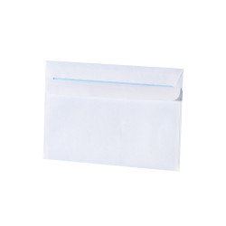 Boríték LC/6 öntapadó bélésnyomott 114x162mm Bluering® fehér Író- irodaszer, papíráru Bluering