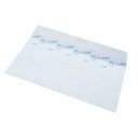 Boríték LA4 szilikonos bélésnyomott 110×220mm Bluering® fehér