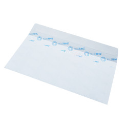 Boríték LA4 szilikonos bélésnyomott 110×220mm Bluering® fehér Író- irodaszer, papíráru Bluering