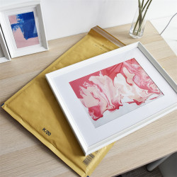 Légpárnás tasak 20/K szilikon külső méret 370x480mm, belső méret 350x470mm, Bluering® barna Író- irodaszer, papíráru Bluering