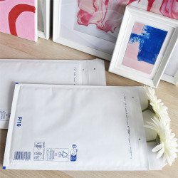 Légpárnás tasak 16/F szilikon külső méret 240x350mm, belső méret 220x340mm, Bluering® fehér Író- irodaszer, papíráru Bluering