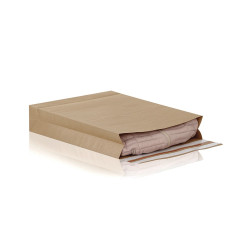 Csomagküldő webshop tasak 400x500x100mm, erős kraft papírból 100 db/doboz, E-green barna Író- irodaszer, papíráru e-Green