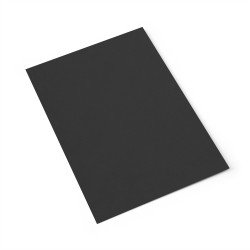 Dekor karton 2 oldalas 50x70 cm, 200g 25ív/csomag, Bluering® fekete Író- irodaszer, papíráru Bluering