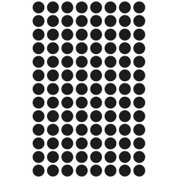 Etikett címke, o8mm, jelölésre, 104 címke/ív, 4 ív/doboz, Avery fekete