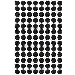 Etikett címke, o8mm, jelölésre, 104 címke/ív, 4 ív/doboz, Avery fekete
