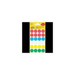Etikett címke, o18mm, jelölésre, 5 klf. szín 24 címke/ív, 4 ív/doboz, Avery vegyes Író- irodaszer, papíráru Avery