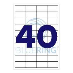 Etikett címke, 52,5x29,7mm, 100 lap, 40 címke/lap Bluering® Író- irodaszer, papíráru Bluering