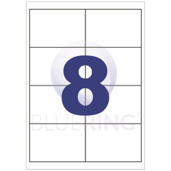 Etikett címke, 99,1x67,7mm, 100 lap, 8 címke/lap Író- irodaszer, papíráru Egyéb