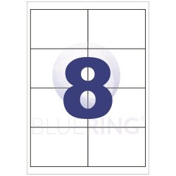 Etikett címke, 99,1x67,7mm, 100 lap, 8 címke/lap Író- irodaszer, papíráru Egyéb