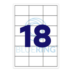 Etikett címke, 63,5x46,6mm, 100 lap, 18 címke/lap Író- irodaszer, papíráru Egyéb