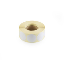 Etikett címke, 30mm, körcímke tekercses 1000 db/tekercs fehér Író- irodaszer, papíráru Egyéb