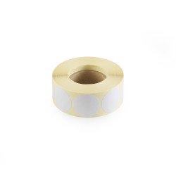 Etikett címke, 30mm, körcímke tekercses 1000 db/tekercs fehér Író- irodaszer, papíráru Egyéb