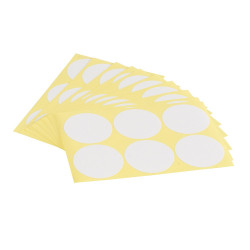 Etikett címke, 40mm, körcímke 60 db/csomag Bluering® fehér Író- irodaszer, papíráru Bluering