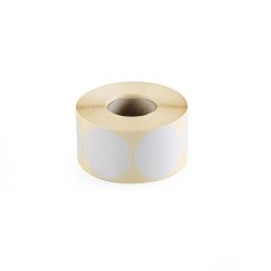 Etikett címke, 50mm, körcímke tekercses 1000 db/tekercs fehér Író- irodaszer, papíráru Egyéb