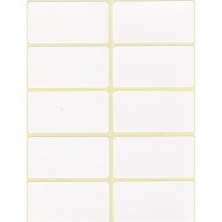 Etikett címke, 25x50mm, 6 lap, 10 címke/lap Író- irodaszer, papíráru Egyéb