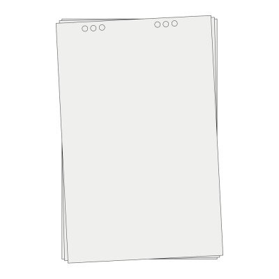 Flipchart papír 68x98cm, 5x20lapos tömb, A-SERIES sima Flipchart papír 68x98cm, 5x20lapos tömb, A-SERIES sima