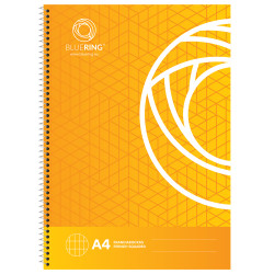 Spirálfüzet A4, 70lap Bluering® franciakockás Író- irodaszer, papíráru Bluering
