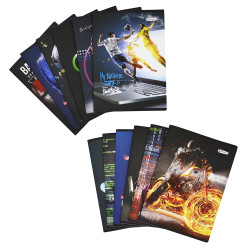 Füzet A5, 40lap, kockás 80g. Connect Matt + UV lakk borító, Író- irodaszer, papíráru Connect