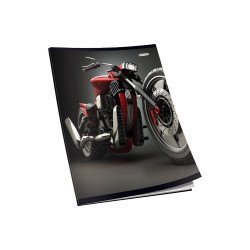 Füzet A4, 40lap, sima 80g. Connect Matt + UV lakk borító, Író- irodaszer, papíráru Connect