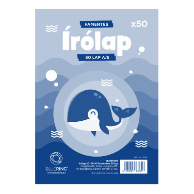 Írólap A5, 20-50 famentes 50lap Bluering® Írólap A5, 20-50 famentes 50lap Bluering®