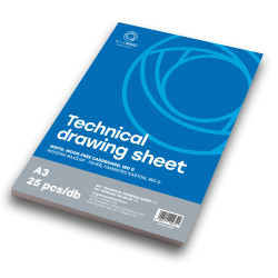 Műszaki rajzlap A3, 180g. 25ív/csomag, Bluering® Író- irodaszer, papíráru Bluering
