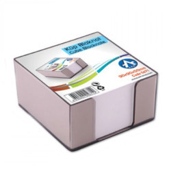 Kockatömb tartó műanyag 8x8x5cm, Bluering® füst Író- irodaszer, papíráru Bluering