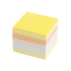 Kockatömb 8x8x6,5cm, ragasztás nélküli Bluering® színes Író- irodaszer, papíráru Bluering