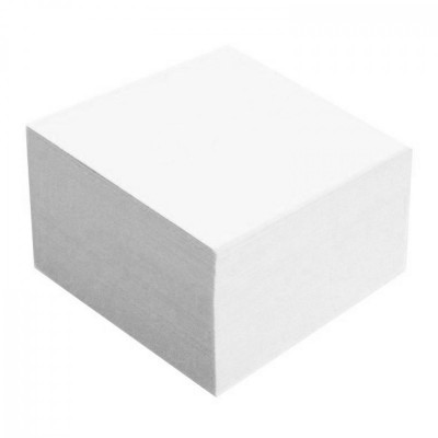 Kockatömb ragasztott 10x10x5cm, Bluering® fehér
