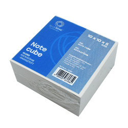Kockatömb ragasztott 10x10x5cm, Bluering® fehér