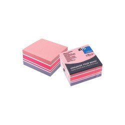Jegyzettömb öntapadó, 75x75mm, 400lap, 5654-69 Info Notes pasztell fehér,pink, lila Író- irodaszer, papíráru Info Notes