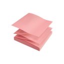 Jegyzettömb öntapadó, 75x75mm, 12x100lap, újrahasznosított 5644-88 Info Notes, pastell mix, kék, zöld, rózsaszín, sárga