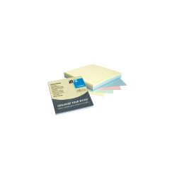 Jegyzettömb öntapadó, 75x75mm, 100lap, 4x25 lap, Info Notes, pastell mix, kék, zöld, rózsa, sárga Író- irodaszer, papíráru Info Notes