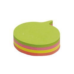 Jegyzettömb öntapadó, mondatfelhő alakú, 70x70mm, 200lap, Info Notes Író- irodaszer, papíráru Info Notes