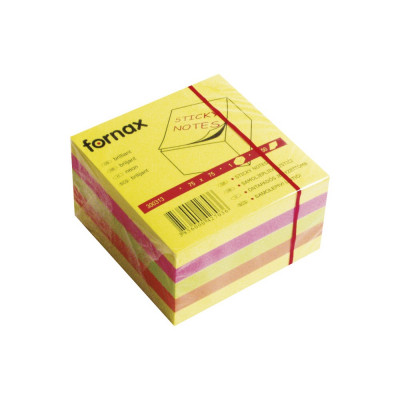 Jegyzettömb öntapadó, 75x75mm, 450lap, Fornax neon Jegyzettömb öntapadó, 75x75mm, 450lap, Fornax neon