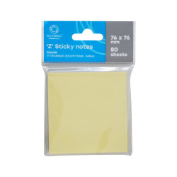 Jegyzettömb öntapadó, 76x76mm, 80lap, `Z` Bluering® , sárga Író- irodaszer, papíráru Bluering