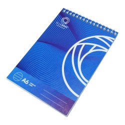 Jegyzettömb spirálozott, A6, 60lap, Bluering® vonalas Író- irodaszer, papíráru Bluering