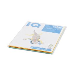 Másolópapír, színes, A4, 80g. vegyes színek IQ 4x25ív/csomag, intenzív, 4 klf. szín Író- irodaszer, papíráru IQ