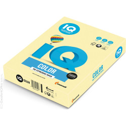 Másolópapír, színes, A4, 80g. IQ YE23 500ív/csomag, pasztell sárga Író- irodaszer, papíráru IQ