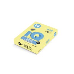 Másolópapír, színes, A4, 80g. IQ YE23 500ív/csomag, pasztell sárga Író- irodaszer, papíráru IQ