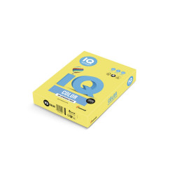 Másolópapír, színes, A4, 80g. IQ CY39 500ív/csomag, intenzív kanárisárga Író- irodaszer, papíráru IQ